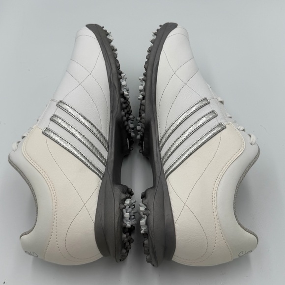 Adidas Signature Natalie 2 Women’s Golf Shoes White Silver Size 9.5 ThinTech - Picture 8 of 12